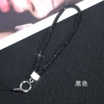 外贸新品水钻挂绳手腕绳手机挂绳短款奢华镶钻短链子证件钥匙爆款