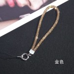 外贸新品水钻挂绳手腕绳手机挂绳短款奢华镶钻短链子证件钥匙爆款