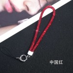 外贸新品水钻挂绳手腕绳手机挂绳短款奢华镶钻短链子证件钥匙爆款