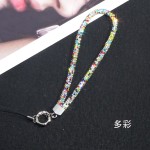 外贸新品水钻挂绳手腕绳手机挂绳短款奢华镶钻短链子证件钥匙爆款