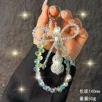 闪钻重工葫芦小熊蝴蝶结手机链高级感水晶挂链防摔挂绳手拎挂饰链