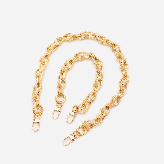 ins手机挂绳手机链女款轻奢链条配件手提珍珠链条饰品绳子diy挂链