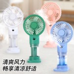 跨境卡通手持喷雾小风扇 夏季便携式usb充电fan宿舍迷你桌面风扇