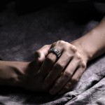 艺尚原创《十字架》泰银戒指男潮齿轮小众独特男生开口个性指环