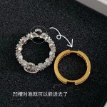 西太后土星星球双层戒指满钻戒指女宇宙几何双层多种戴法闺蜜指环