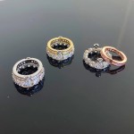 西太后土星星球双层戒指满钻戒指女宇宙几何双层多种戴法闺蜜指环