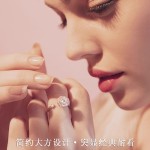 跨境爆款旋转戒指女小清新轻奢开口食指戒时来运转闪钻指环送女友