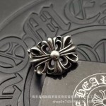 ch潮牌克罗伈戒指复古十字架戒指s925标墓葬戒指男士尾戒跨境