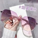 新款高级显瘦墨镜女防紫外线防晒素颜时尚高级感太阳镜男跨境