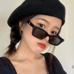 jennie同款眼镜墨镜太阳镜凹造型韩版网红欧美复古女素颜潮流