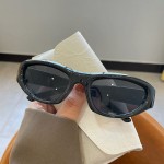 抖音小红书同款墨镜女士高级感猫眼太阳镜男遮阳防晒太阳眼镜 (含认证）