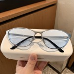 2026新款复古老钱风金属猫眼墨镜女网红高级感Y2K辣妹太阳眼镜潮