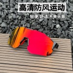 高级感户外防风滑雪护目镜冬季骑行运动眼镜女凹造型防紫外线墨镜