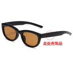 复古橄榄绿猫眼墨镜女辣妹欧美太阳镜高级感小脸防紫外线太阳眼镜
