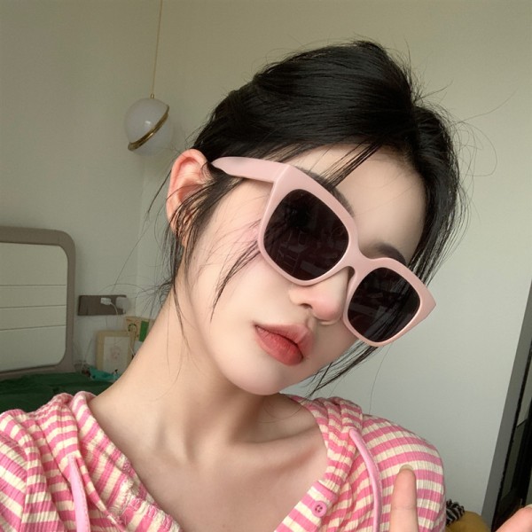 潮流大方框墨镜女款防晒防紫外线太阳镜男酷帅高级感太阳眼镜