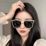 2026新款韩系米钉墨镜男潮流偏光太阳镜女士新款蹦迪防晒眼镜黑色