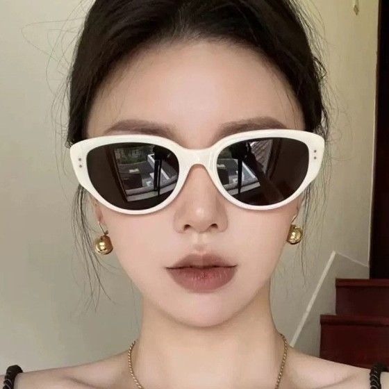 猫眼太阳镜女款小红书同款墨镜户外开车驾驶防紫外线太阳眼镜