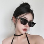猫眼墨镜女酷方圆脸炸街显脸小辣妹高级感太阳镜防紫外线遮光网红