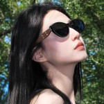 素颜时尚网红猫眼墨镜女高级感男女款防紫外线新款户外太阳眼镜潮
