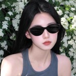 素颜时尚网红猫眼墨镜女高级感男女款防紫外线新款户外太阳眼镜潮