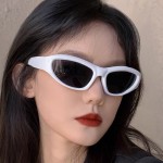 y2k千禧风粉紫色墨镜女高级感拍照欧美式太阳眼镜时尚复古太阳镜