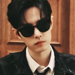 茶色片墨镜男女同款太阳镜大脸开车防紫外线眼镜橙黄色镜片日韩款