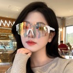 新款防风沙感光时尚炫酷潮流变色骑行运动户外太阳镜防紫外线墨镜