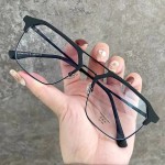 痞帅半框变色眼镜男自动感光光学防紫外线防强光太阳眼镜韩潮