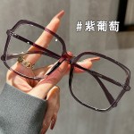 新款素颜神器黑色超大框眼镜女适合大脸眼睛框架超轻大框