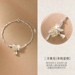 抖音直播新款十二月花神手链古风新中式手镯女高级时尚情人节礼物