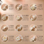 抖音直播新款十二月花神手链古风新中式手镯女高级时尚情人节礼物
