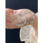福禄平安不规则碎银几两手链小众设计感和田玉手串新中式复古礼物