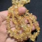 福利天然巴西黄水晶随形手链招米米不规则水晶饰品手串批发