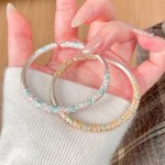 【精工】「花间棠」描金春樱金缕樱花手镯女手工开口手饰手环饰品