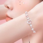 范家白铜带LOGO鞠婧祎明星同款白铜电镀工艺幻梦心月相伴手链