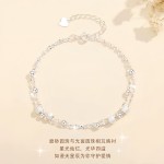 满天星磨砂球双层手链女生女款轻奢小众女友情人节生日礼物