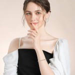 跨境热卖镀925银手链女韩版简约个性创意OX手链 新款本命年礼物批