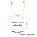欧美跨境爆款热销月份生辰半宝石混穿铜珠手工串珠手链女时尚百搭