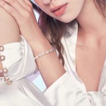 白铜紫藤花手链女ins轻奢简约手饰品2023新款送女友