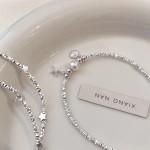 珍珠贝壳海星碎银子手链女生时尚个性手串夏季轻奢小众配饰送闺蜜