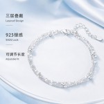 欧美跨境饰品 时尚新款嘴唇链多层叠戴手链 女士百搭金属手链