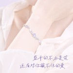 告白紫藤新款紫藤花手链女轻奢精致夜光珐琅手环高级节日礼物