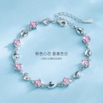 海洋之心手链女镀s925纯银潮轻奢小众设计高级闺蜜手镯气质小清新