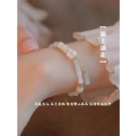 锦上添花新中式国风竹节和田玉手链女送闺蜜复古小众温柔礼物