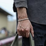 翔栩素圈手链男士简约韩版潮个性百搭情侣手环男女ins小众设计
