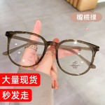 超轻大框眼镜女款无度数高清防蓝光平光镜精致眼镜框女高级感