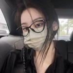 大框猫眼镜女款网红款复古防蓝光平光镜韩系素颜镜框架眼镜