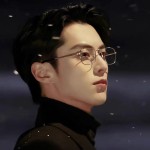 超轻金丝眼镜男痞帅斯文败类方框商务防蓝光平光镜王合棣同款