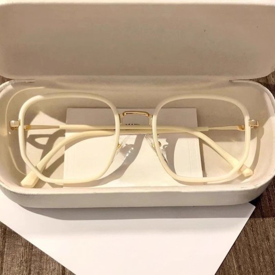 高级感多边形眼镜女款防蓝光平光镜素颜神器眼镜框架