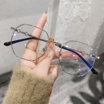 男女防蓝光无度数平光镜女款潮流时尚欧美ins风眼镜